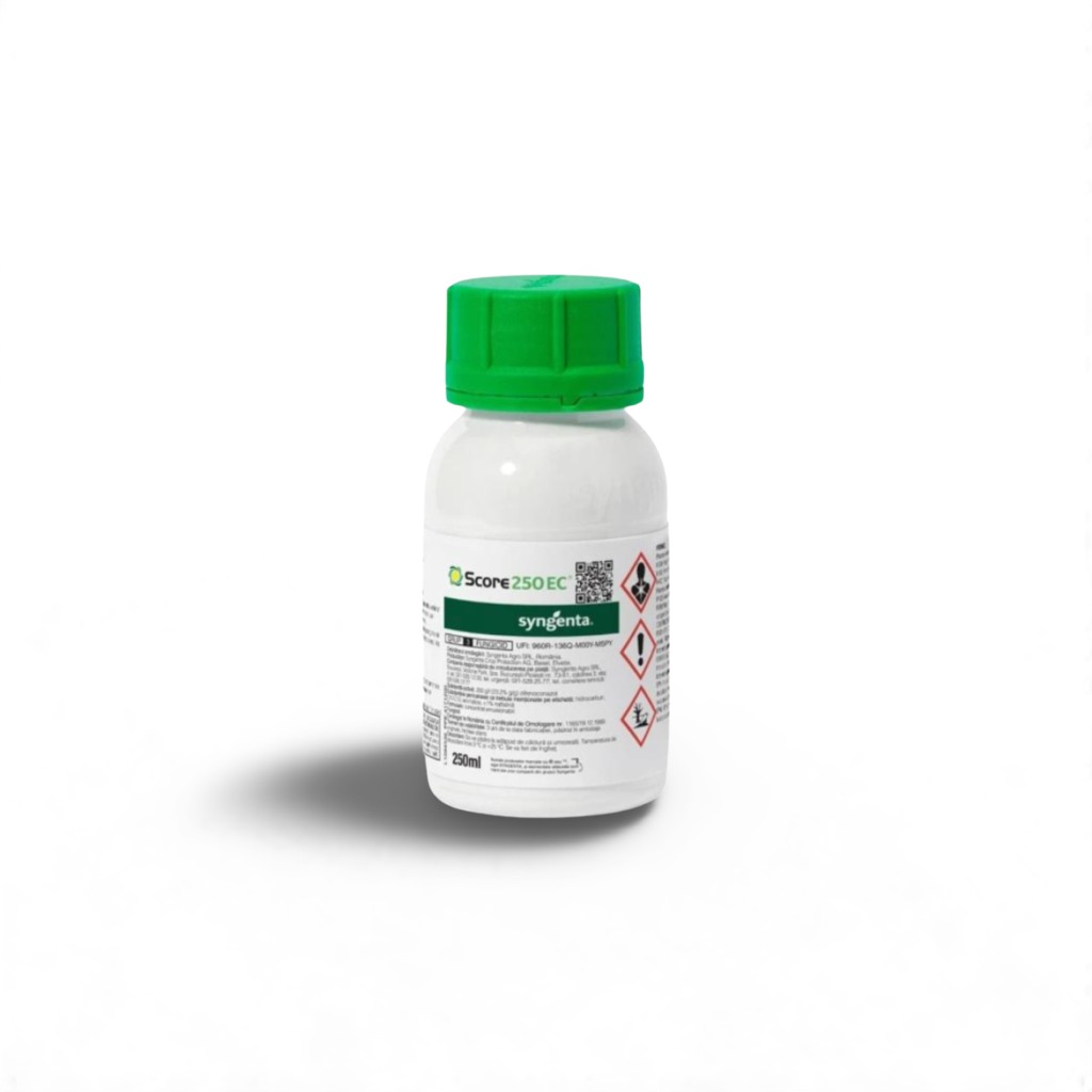 Fungicid Sistemic SCORE 250 EC - 250 ml, Syngenta – Combaterea bolilor fungice la pomi și legume