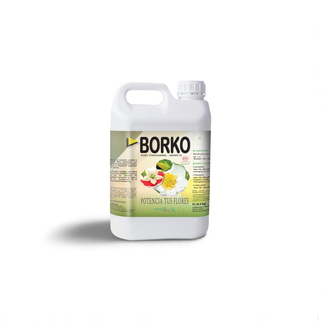 Corector de carențe de bor - Borko 20L, Kimitec , fertilizant lichid